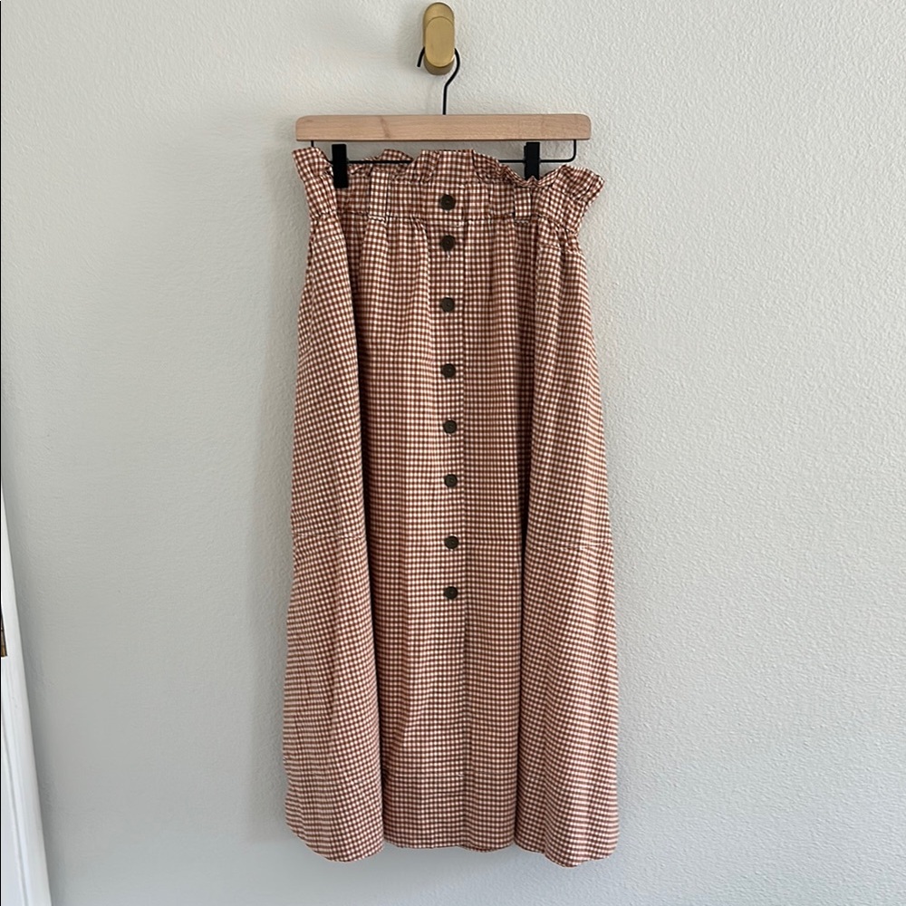 Everlane Gingham Skirt